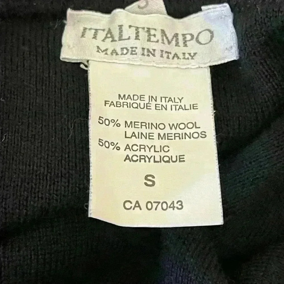 Italtempo Wool Fitted Midi Pencil Skirt Made in  Italy with Side Slit Size Small - Picture 6 of 7